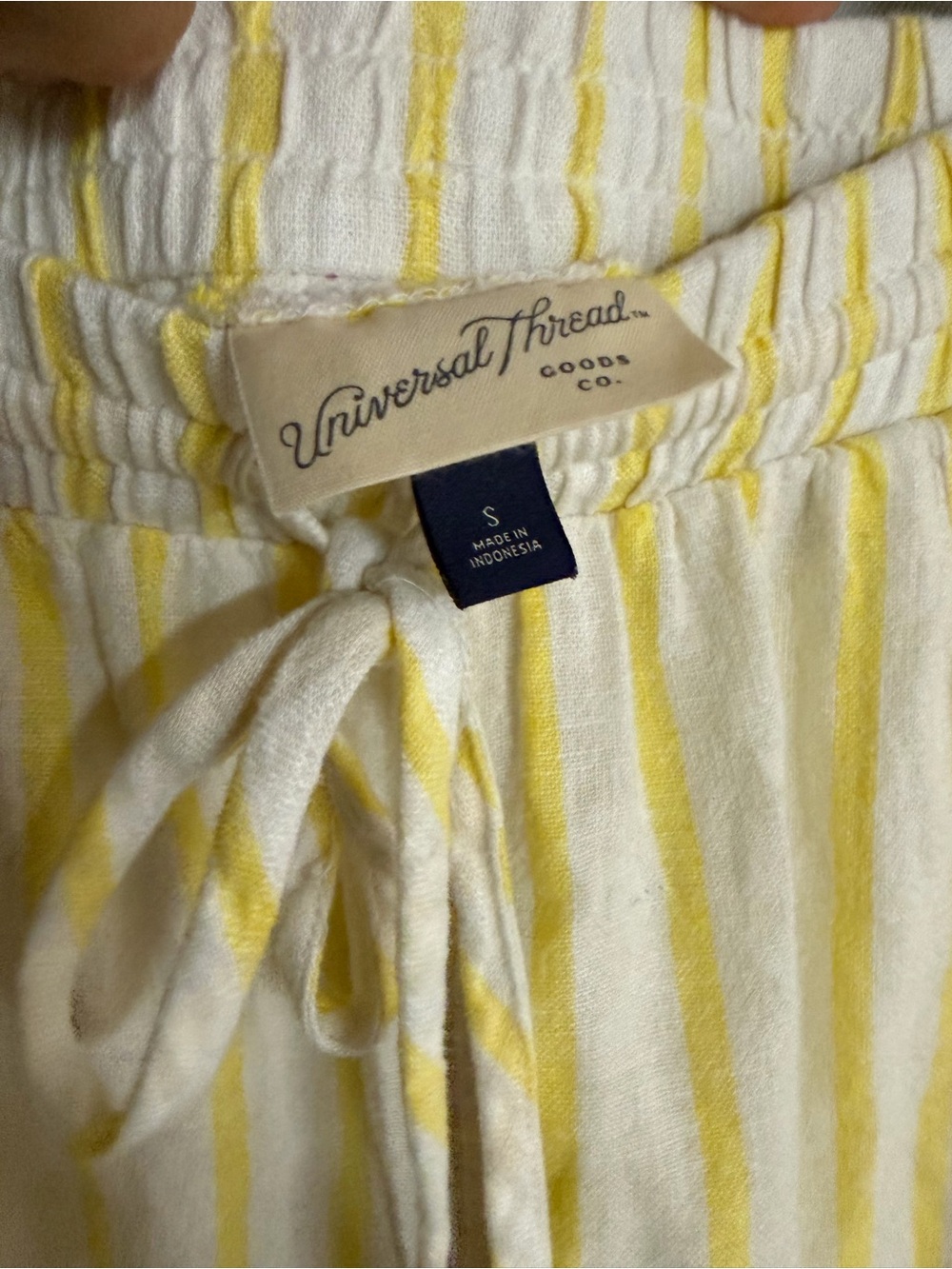 Universal Thread Linen Blend Pull-On Shorts Cream Size Small NWT - Picture 2 of 3